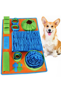 Vivifying Snuffle Mat For Dogs, Interactive Feeding Game For Boredom And Mental Stimulation, Sniff Mat Helps Small Dogs And Cats Slow Eating And Keep Busy