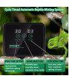 Reptile Humidifiers Smart Misting System, Reptile Mister Automatic with Timer, Terrariums Humidifier with 360
