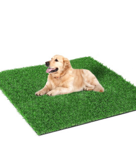 SSRIVER Artificial Grass for Dogs Pee Tray Fake Grass Mat for Professional Puppy Potty Trainer Replacement Dog Grass Pad for Indoor and Outdoor (51.5x32 Inch(Pack of 1))