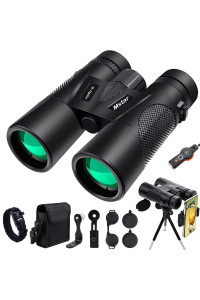 Mstar 12X42 Binoculars,Bird Binoculars,Hunting Binocular,Professional Binoculars, Bird Binoculars For Adults,Binoculars Bird Watching,Binoculars With Phone Adapter And Carrying Bag