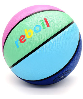 Reboil Premium Grip Rubber Basketball (Size 37)- Kids Basketball, Small Basketball, Youth Basketballs, Basketball Gift
