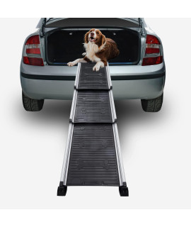 Dog Ramps For Large Dogs Suv Portable Lightweight Pet Ramp For Couch Bedtelescopic Dog & Cat Ramp For Small Dogs Rv Stairs Outdoor No-Skid Surface Adjustable Length 28.7 To 64