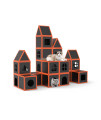 Cat House,Modular Fiber Tiger Tough Multi-Level Cat House Scratcher Playgrounds,DIY Waterproof Pet Hideaway Play House,Tower Condo, Castle Furniture,Interactive Busy Toy Scratching Board (96PCS)