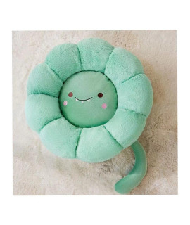 SSDHUA Cat Nest Flower Shape Cat Sofa Bed Cute and Comfortable Pet Cat House Thickened Non-Slip Soft Pet Bed Suitable for Small Cats and Dogs (M,Green)