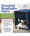 Pet Dreams Breathable Crate Cover - Single Door Dog Crate Covers/Kennel Covers, Metal Dog Crate Accessories, Machine Washable Kennel Cover (Grey, XXL Dog Crate Cover 48 Inch)
