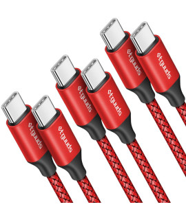 66Ft, 3-Pack] Usb C To Usb C Cable 60W, Etguuds Type C To Type C Fast Charging Cord Compatible With Samsung Galaxy S22 S21 S20 Fe S22 S21 S20 Ultra 5G, Note 2010 Ultra 5G, Pixel 6 6A 5 5A 4 3 Xl