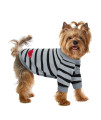 Preferhouse Pet Dog Striped T-Shirt Dogs Cats Cotton Vest Spring Summer Pet Apparel Tee Shirt Suitable For Small And Medium Large Pets French Bulldog Bichon
