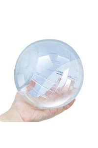 Hamster Exercise Ball Silent Hamster Wheel Small Animals Transparent Ball For Dwar Rat Relieves Boredom And Increases Activity (6 Inch, Clear)