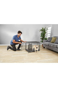 Petco Brand - EveryYay Going Places Ultra Tough 2-Door Folding Dog Crate, 30.7" L X 20" W X 21.6" H, Medium