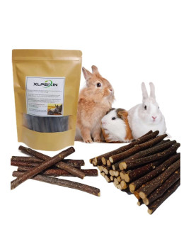 Xlpeixin 200G Apple Sticks Small Animals Chew Toys,Small Animals Molar Wood Treats Toys For Rabbits Chinchillas Guinea Pig Hamster Gerbil Bunny,Uniform Thickness And Size