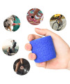 Gondiane 9 Pack 2 x 5 Yards Self Adhesive Bandage Wrap Self Stick Wrap for Ankle, Wrist, Finger, Sports, Breathable Cohesive Vet Tape for Pets (D Dark Blue)