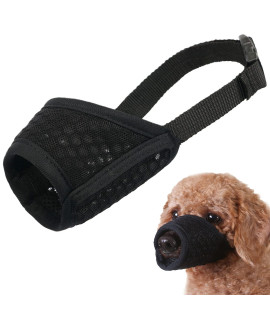 Dog Muzzle, Soft Mesh Muzzle For Small Medium Large Dogs Chihuahua Poodles Beagle Dachshund Corgis Labrador Golden, Puppy Muzzle For Biting Chewing Grooming, Allows Panting Drinking