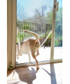 Screen Pet Door Conversion Kit | Doggie Door for Screen Door| Patio Screen, Sliding Glass Door Screen, Porch Screens | Convert Your Screen Into A Cat Door or Doggie Door for Screen Door, White Tape