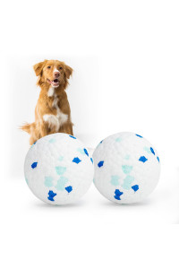 Lievuiken Dog Balls Toys For Aggressive Chewers, Indestructible Durable Bouncy Floating Balls For Dogs To Fetch, Durable Solid Rubber Ball For Training Dog(2 Pcs)