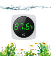 Digital Aquarium Thermometer, Paizoo Led Display Thermometer For Aquarium Fish Tank, High Accurate To A09Af, Touch Sleep Mode, Thermometer With Temperature Sensor On The Back For Fish, Turtles