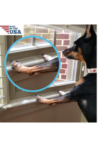 29.5 Inch Long x 3.25 Inch Deep Transparent (Clear) Window Sill Guard Protector for Dog and Cat Claws, Biting, 29-3-C-SS C-SS