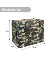 POP DUCK Dog Crate Cover Durable Pet Kennel Cover Fit for 24 30 36 42 48 Inch Wire Dog Crate, Camouflage, 36
