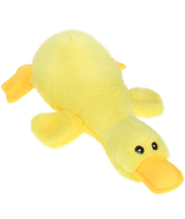 Expawlorer Plush Squeaky Duck Dog Toy - Soft Stuffed Cute Duck, Best Birthday Gift Interactive Filled Chew Toys For Small Medium Large Dogs Puppy Biting Training Teething, Yellow Large