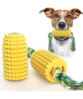 Dog Chew Toys, Puppy Toothbrush For Cleaning Teeth,Dog Squeaknon-Squeak Toys Interactive Corn Toys, Dog Toys Aggressive Chewers For Smallmediumlarge Dog