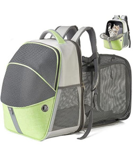 ELLONI Cat Backpack Expandable - Pet Carrier Backpack - Cat Carrier Backpack Expandable Durable Breathable Mesh, Pet