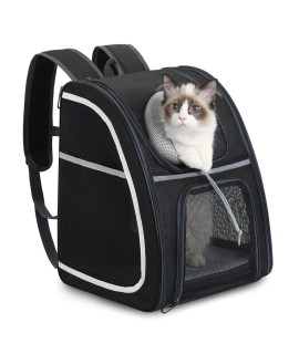 Mogoko Cat Carrier Backpack Puppy Front Pack Breathable Head-Out Backpack Carrier For Small Dogs Cats Rabbits Fit Up To 12 Lbs