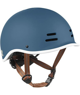 Retrospec Remi Kids Bike Helmet For Youth Boys Girls- Bicycle Helmet With Built-In Visor And Adjustable Reflective Straps For Skateboarding, Scooters, Rollerblading - Matte Navy - 49-53Cm
