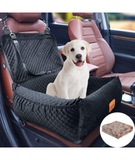 Dog Car Seat Pet Booster Seat For Medium Small Dogs,Dog Seat Travel Bed Multi-Function-Dog Bed,Dog Sofa Cushion,With Dog Blanket,Comfortable Safe Removable And Washable,Fits Carstruckssuv