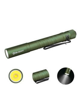 Olight I5T Plus 550 Lumens Edc Flashlight, Portable Tail-Switch Pocket Flashlights, Powered By 2 Aa Batteries Slim Light With Clip For Everyday Carry (Cool White Light: 57006700K)