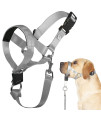 Barkless Dog Head Collar, No Pull Head Halter For Small, Medium, Large Dogs Walking Training, Padded Snout Harness With Training Guide - Stops Pulling And Choking On Leash