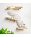 Cat Activity Wall Shelves - Cat Hammock Wall Mounted Cats Shelf for Climbing Sleeping Playing Lounging Perching Cat Furniture