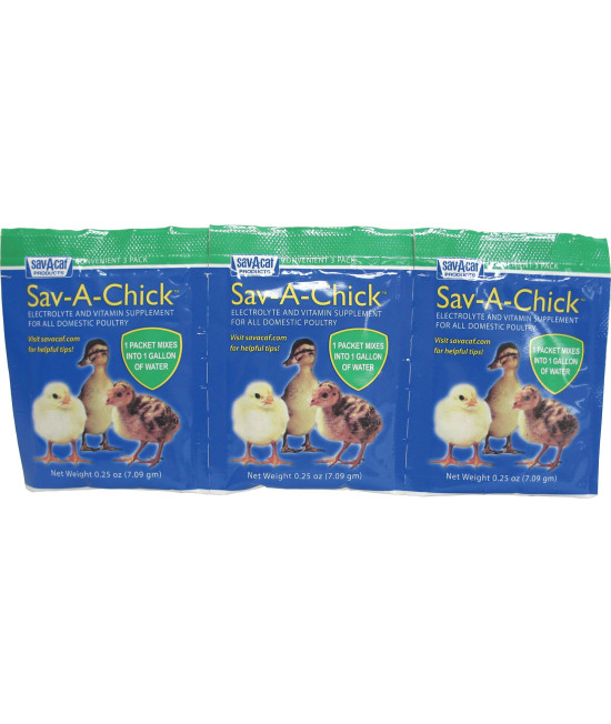 MILK PRODUCTS LLC 2 Set - Sav-A-Chick Electrolyte & Vitamin Supplement (3-0.2 oz Packets)
