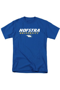Hofstra University Official Stacked Unisex Adult T Shirt,Hofstra University, 5X-Large