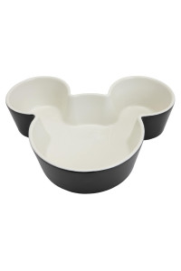 Harry Barker Disney Mickey Mouse Dog Food Bowls and Disney Treat Container, Black (18-3415-27)