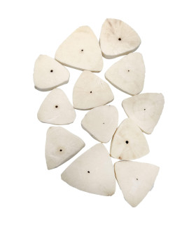 Mandarin Bird Toys 5143 Sola Oyster Slicers By M&M - All Natural Air Dried Chunky Sola Triangles, Joyful For Beaks To Chew, Easy To Grab Manipulate Bite