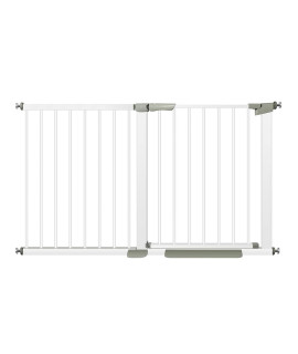 Baby Gate For Stairs, Auto Close Safety Baby Gate, Extra Tall And Wide Child Gate, Easy Walk Thru Durability Dog Gate For The House, Doorways Automatically Closes Pressure Baby Gate (52-55In Width)