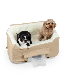 Snoozer Lookout Ii Dog Car Seat, Dog Booster Seat, Birch Diamond, Large