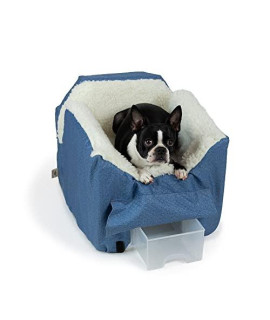 Snoozer Lookout Ii Dog Car Seat, Dog Booster Seat, Denim Diamond, Small