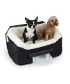 Snoozer Lookout Ii Dog Car Seat, Dog Booster Seat, Black Diamond, Large