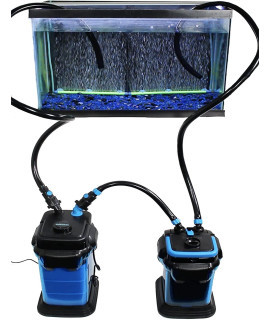 Penn-Plax Cascade 1000 Canister Filter and Optimizer Pre-Filter Aquarium Maintenance Bundle - Provides Physical, Biological, and Chemical Filtration