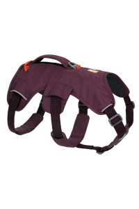 Ruffwear, Web Master, Multi-Use Support Dog Harness, Hiking And Trail Running, Service And Working, Everyday Wear, Purple Rain, X-Small