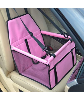 RAINBOWS Travel Dog Car Seat Cover Folding Hammock Pet Carriers Bag Carrying for Cats Dogs transportin perro autostoel Hond(Pink,United States)