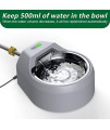 AUKL Dog Water Bowl Dispenser Auto Filling Dog Faucet Waterer Connects to Garden Hose