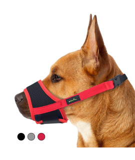 Brilliant Paw Dog Muzzle, Breathable Cloth Muzzle Anti Barking Biting Chewing, Soft Muzzle Dog With Adjustable Velcro, Muzzles For Extra Small, Small, Medium And Large Sized Dog