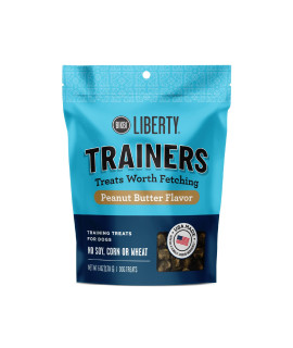 Bixbi Liberty Trainers, Peanut Butter (125 Oz, 1 Pouch) - Small Training Treats For Dogs - Low Calorie And Grain Free Dog Treats, Flavorful Pocket Size Healthy And All Natural Dog Treats