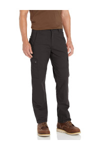 Carhartt Mens Rugged Flex Relaxed Fit Ripstop Cargo Work Pant, Black, 36 X 32