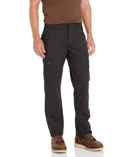 Carhartt Mens Rugged Flex Relaxed Fit Ripstop Cargo Work Pant, Black, 36 X 32
