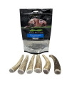Deluxe Naturals Elk Antler Chews For Dogs Naturally Shed Usa Collected Elk Antlers All Natural A-Grade Premium Elk Antler Dog Chews Product Of Usa, 6-Pack Small Whole