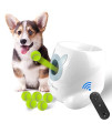 BESTZONE Automatic Ball Launcher for Dogs, Dog Ball Launcher Automatic,Tennis Ball Thrower Machine for Dogs, Interactive Dog Toys,6 Balls Included