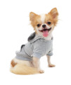 Lophipets Dog Hoodies Sweatshirts For Small Dogs Teacup Chihuahua Yorkie Puppy Clothes Cold Weather Coat-Greys