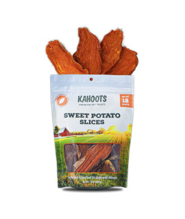 Kahoots Sweet Potato Dog Treats Premium All Natural Chews For Dogs - Healthy, Grain Free & Gluten Free Single Ingredient Dog Treats For All Breeds & Sizes (12Oz)